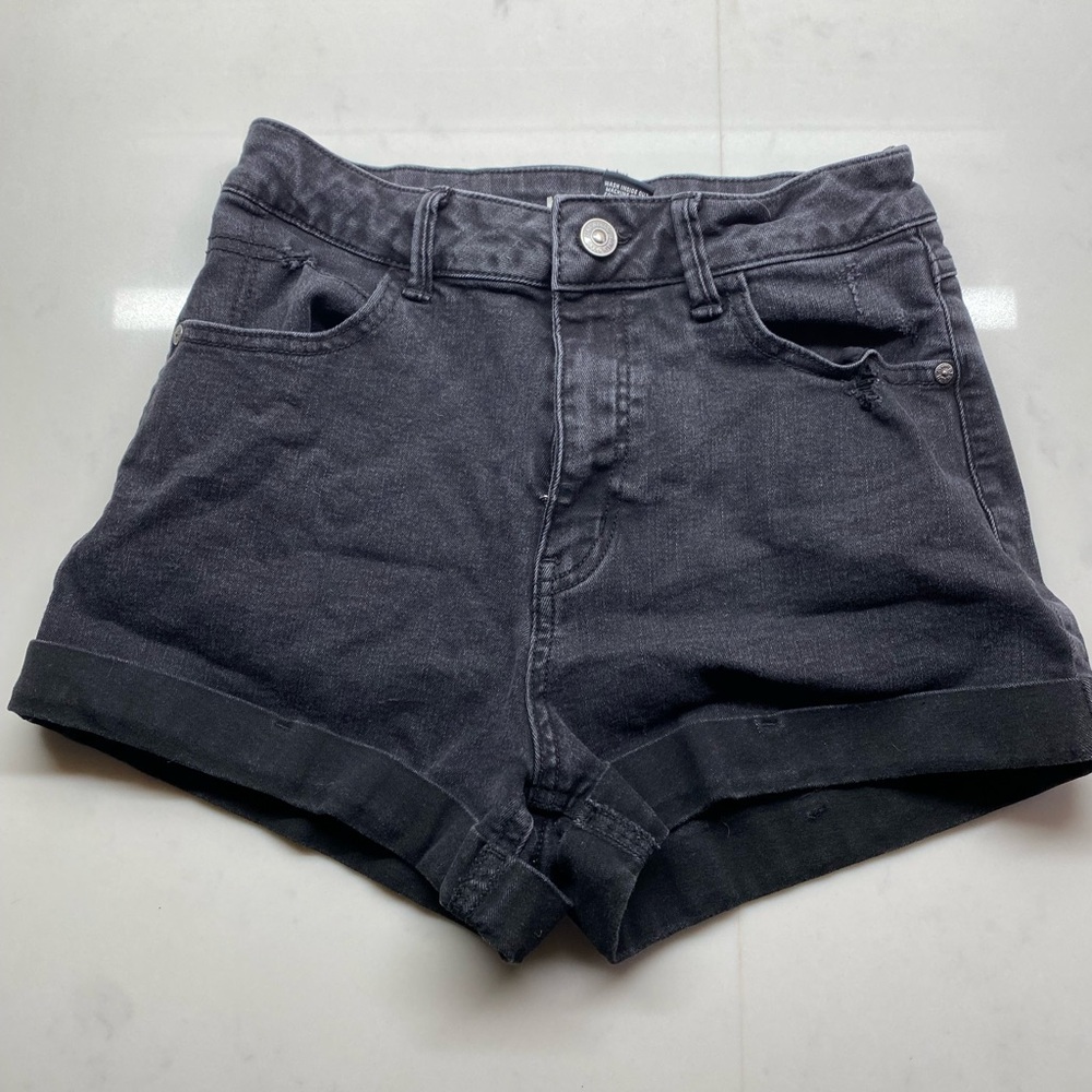 Rewash Dark Gray Jean Shorts